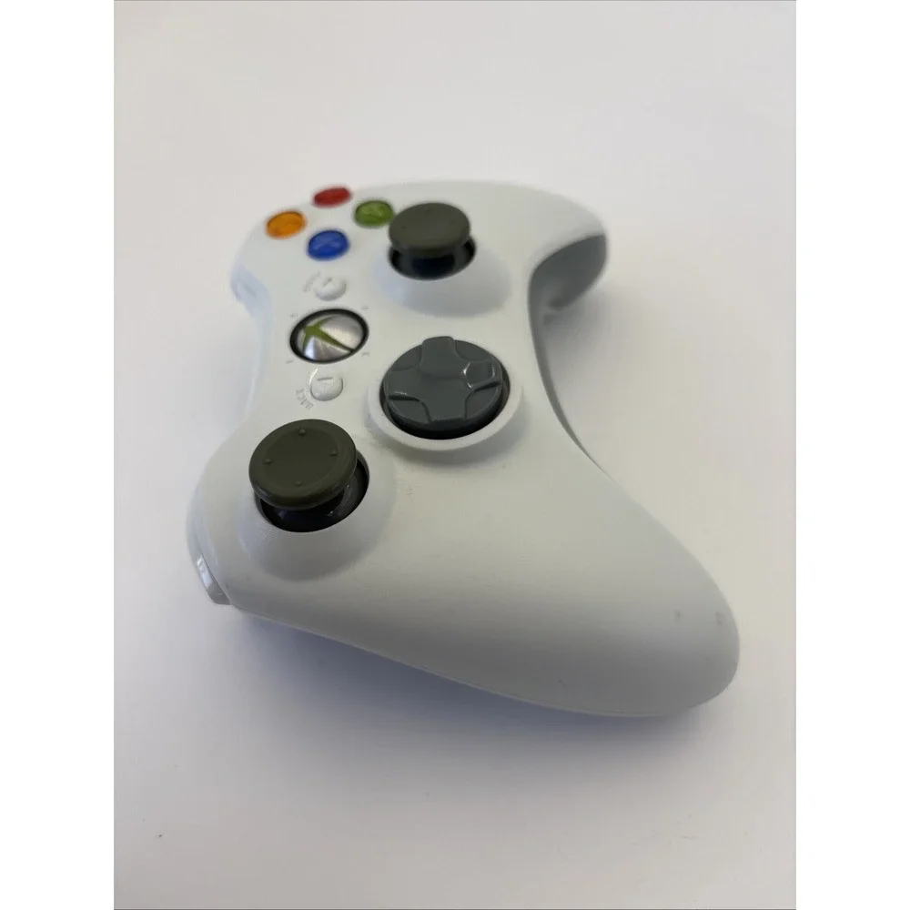 Official OEM Microsoft Xbox 360 Wireless Controller White PARTS ONLY No Cover